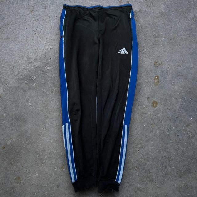 Adidas Men's Sweatpants - Black/Blue - XL on Productcaster.