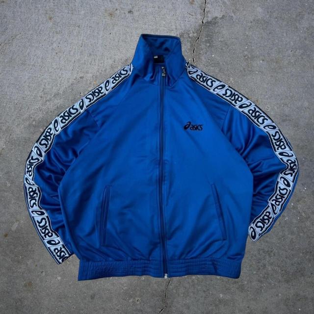 ASICS Men's Lightweight Jacket - Blue/Navy - M on Productcaster.