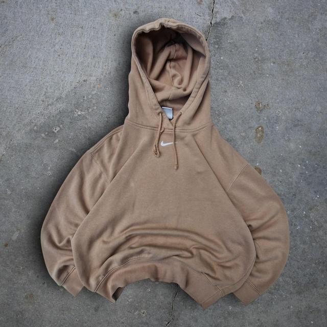 Nike Men's Hoodie - Tan/Brown - XS on Productcaster.