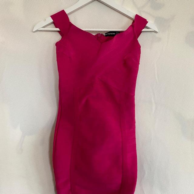 Dark Pink Women's Dress - Pink - 10 on Productcaster.