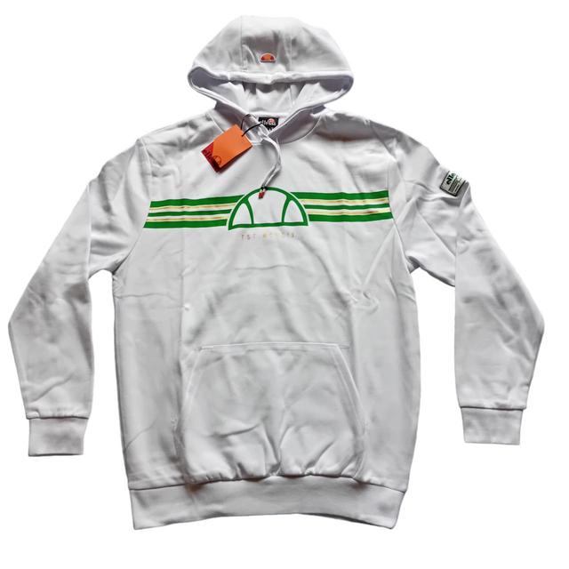 Ellesse Men's Hoodie - White - L on Productcaster.