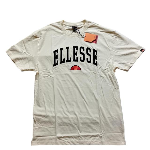 Ellesse Men's T-shirt - Cream - L on Productcaster.