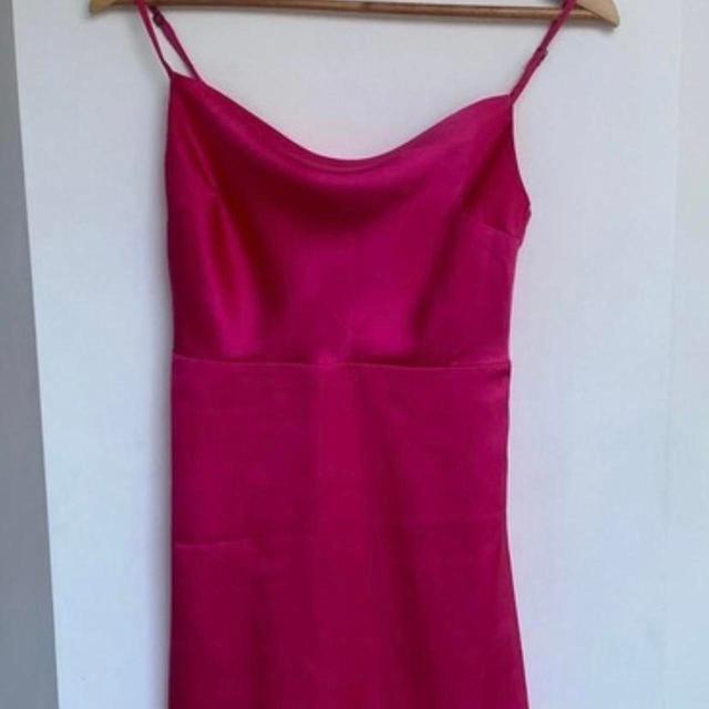 Preloved Women's Midi Dress - Pink - 6 on Productcaster.