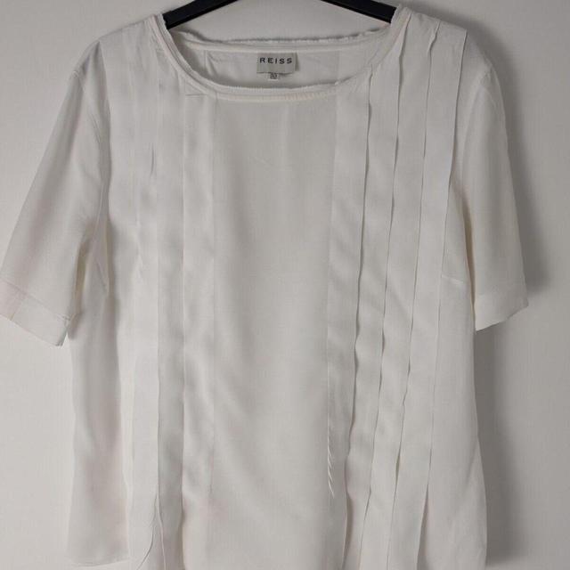 Reiss Women's Shirt - White - 12 on Productcaster.