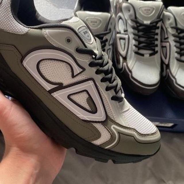 Dior Men's Trainers - Grey/Multi - UK 8.5 on Productcaster.