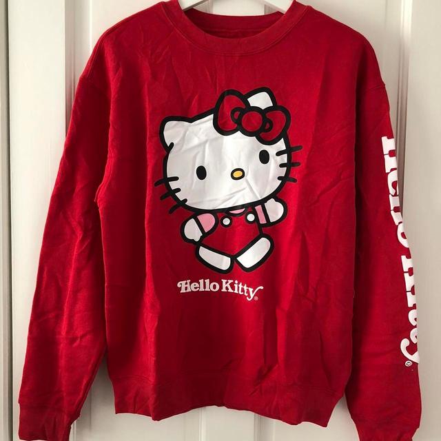 Sanrio Women's Sweatshirt - Red - S on Productcaster.