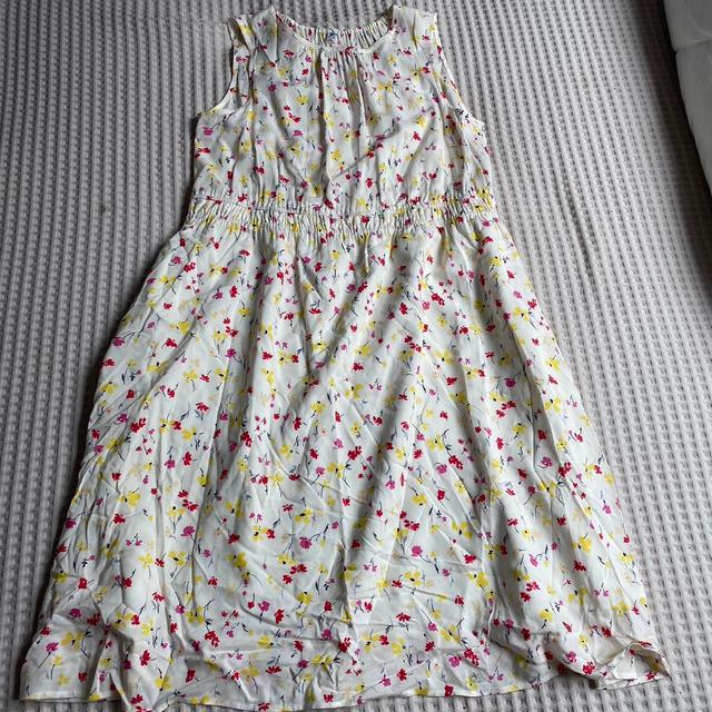 UNIQLO Kids' Slip Dress - White/Multi - 11 years on Productcaster.