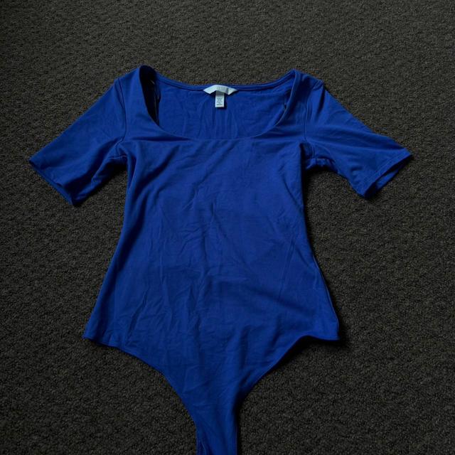 H&M Women's Bodysuit - Blue - XS on Productcaster.