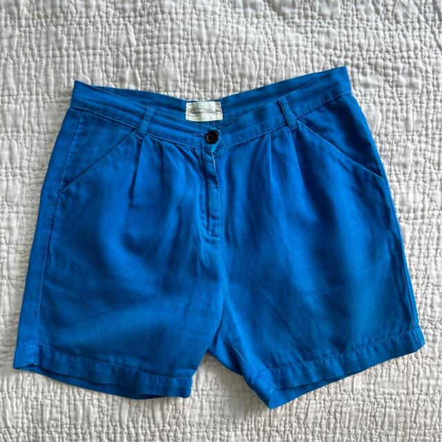 American Vintage Women's Shorts - Blue - S on Productcaster.