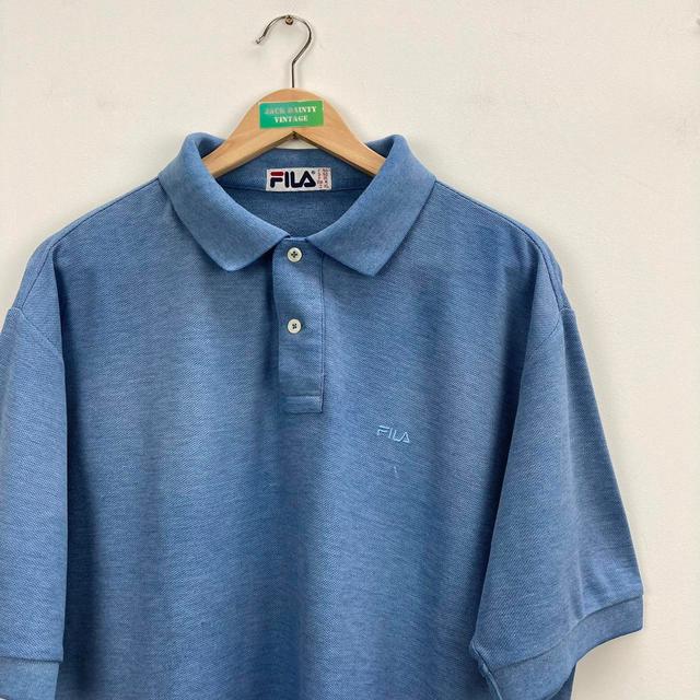 Fila Men's Polo shirt - Blue - XL on Productcaster.