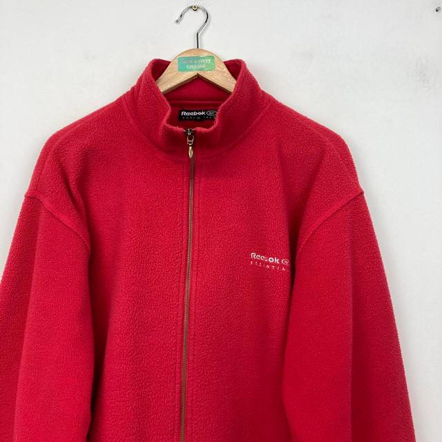 Reebok Men's Lightweight Jacket - Red - L on Productcaster.