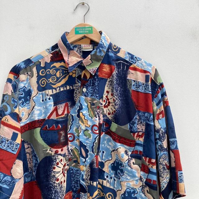 Vintage Men's Shirt - Navy - M on Productcaster.