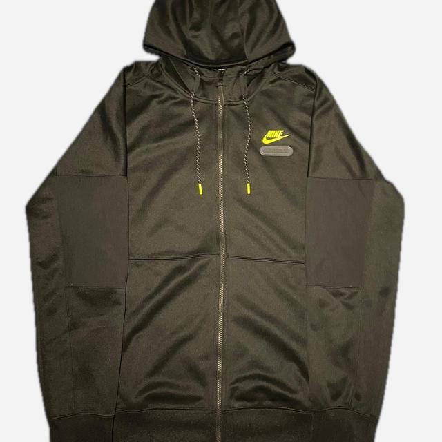 Nike Men's Hoodie - Black/Yellow - L on Productcaster.