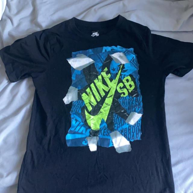 Nike Kids' T-shirt - Black/Multi - 14 years on Productcaster.