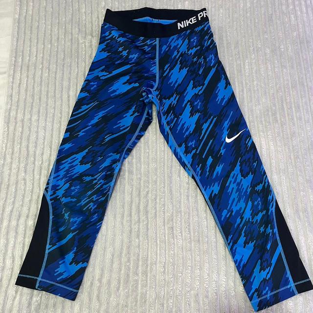 Nike Women's Leggings - Blue/Multi - UK 8 on Productcaster.