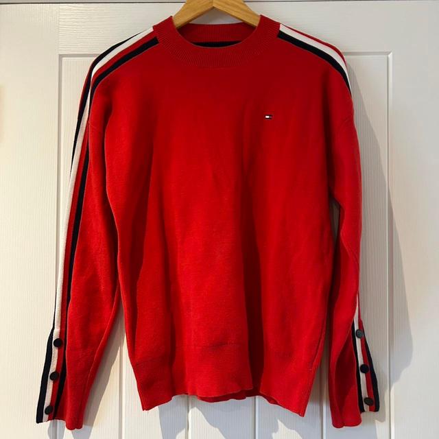 Tommy Hilfiger Men's Jumper - Red - M on Productcaster.