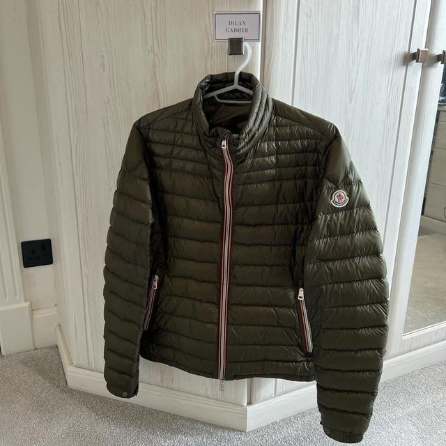 Moncler Men's Lightweight Jacket - Khaki - M on Productcaster.