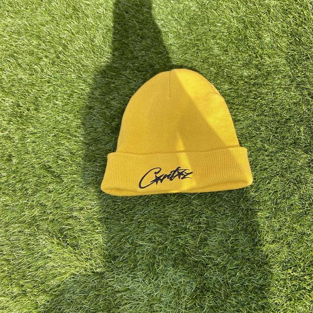 Corteiz Men's Beanies - Yellow on Productcaster.