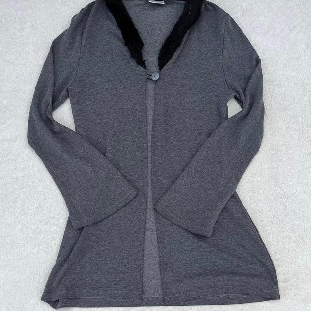 Pimkie Women's Cardigan - Grey/Black - 8 on Productcaster.