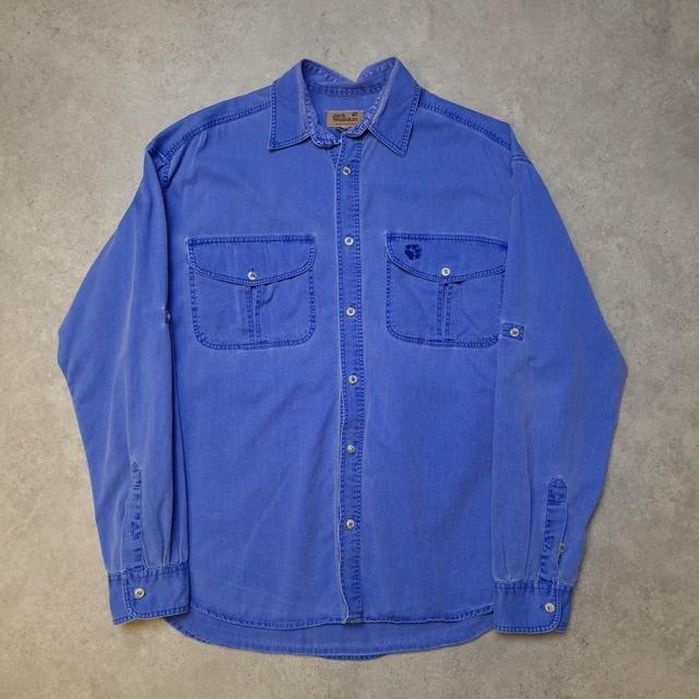 Jack Wolfskin Men's Shirt - Blue - M on Productcaster.