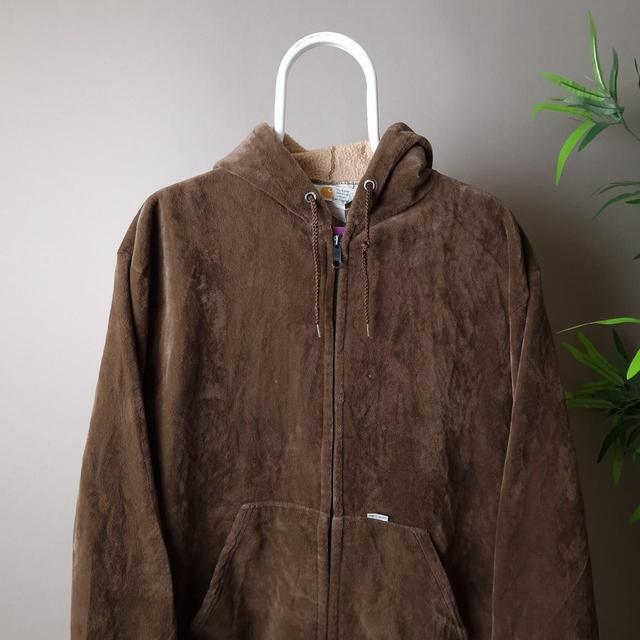 Carhartt Men's Hoodie - Brown - L on Productcaster.