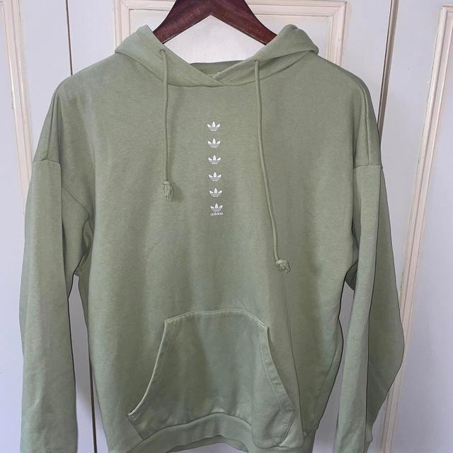 Adidas Women's Hoodie - Green - 10 on Productcaster.