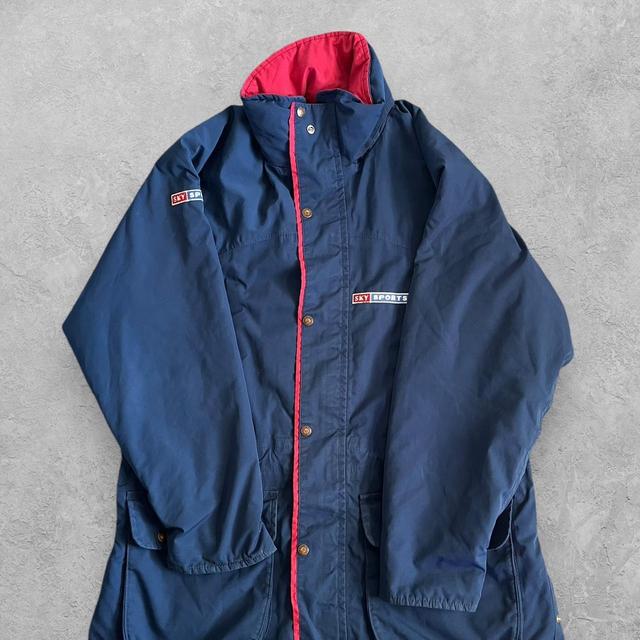 Men's Puffer - Navy/Blue - L on Productcaster.