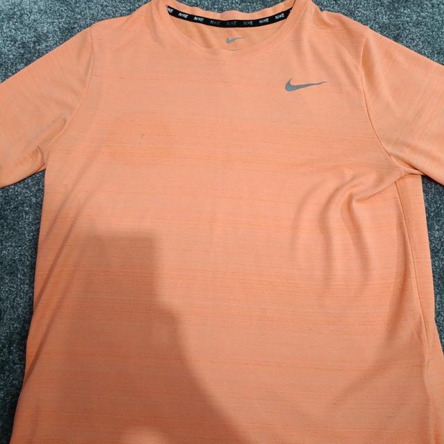 Nike Men's T-shirt - Orange/Pink - XS on Productcaster.