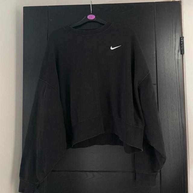 Nike Women's Sweatshirt - Black - 10 on Productcaster.