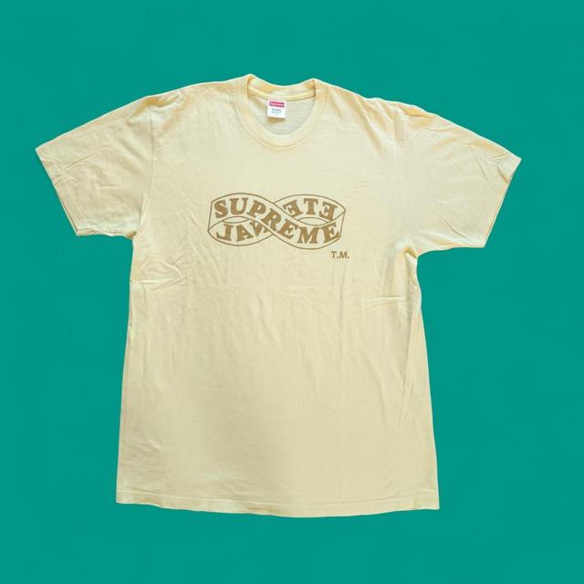 Supreme Men's T-shirt - Yellow - L on Productcaster.