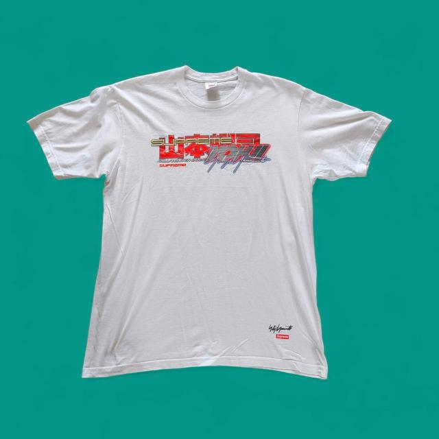 Supreme Men's T-shirt - White/Red - L on Productcaster.