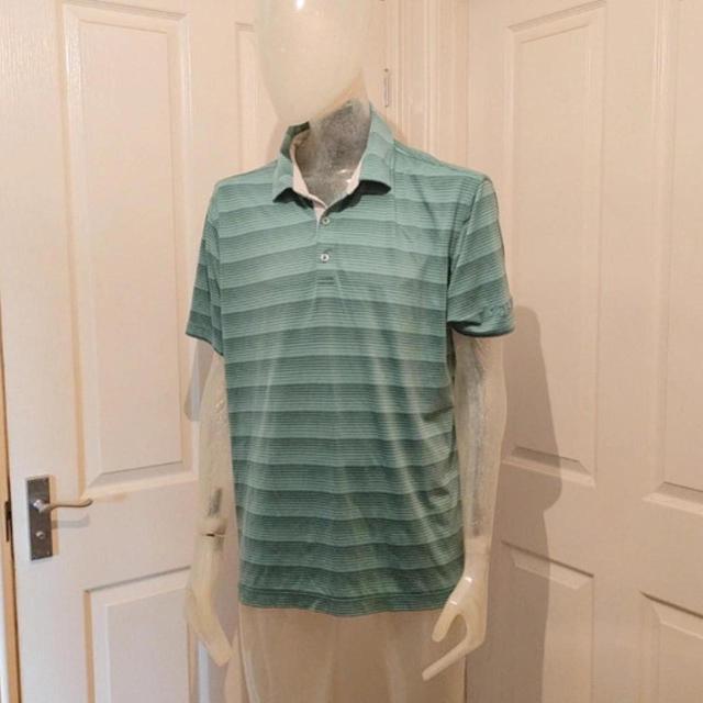 Preloved Men's Polo shirt - Green - XL on Productcaster.