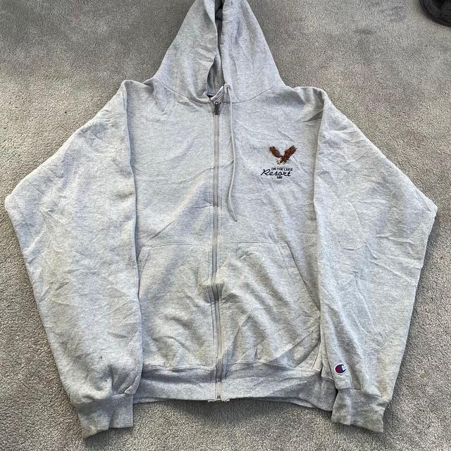 Champion Men's Hoodie - Grey - M on Productcaster.