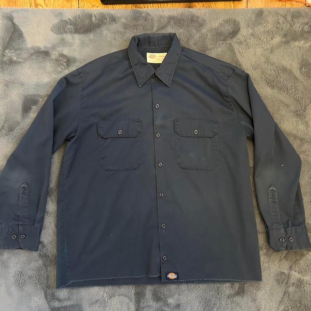 Dickies Men's Shirt - Navy/Blue - M on Productcaster.