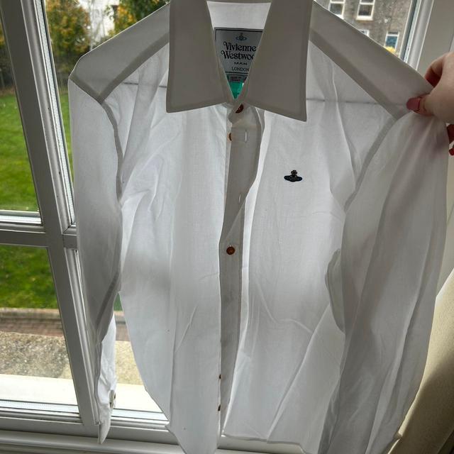 Vivienne Westwood Men's Shirt - White - M on Productcaster.