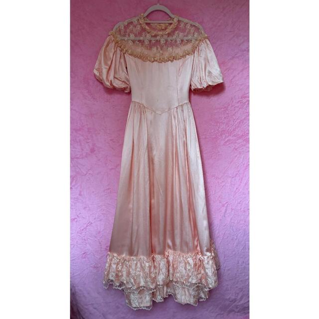 Vintage Women's Dress - Pink - 12 on Productcaster.