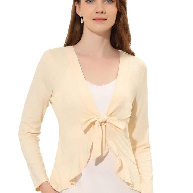 Women's Cardigan - Tan - L on Productcaster.