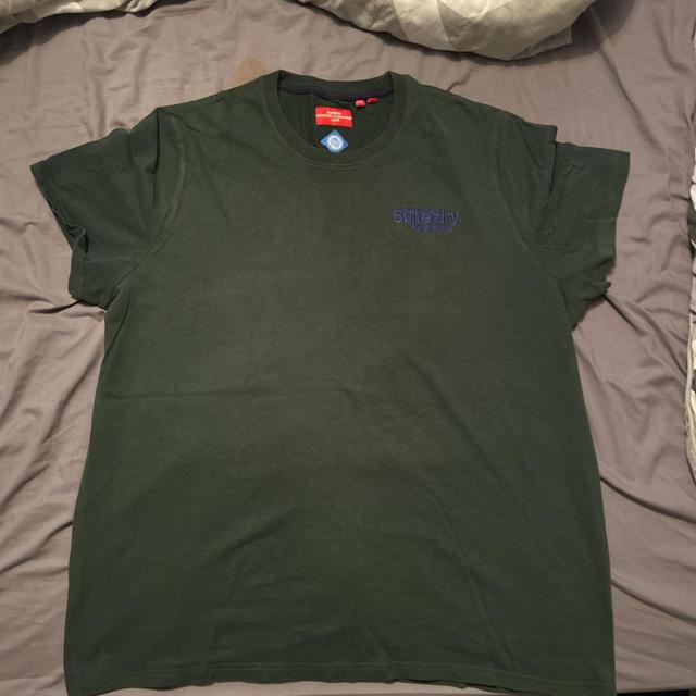 Superdry Men's T-shirt - Green - 4XL on Productcaster.