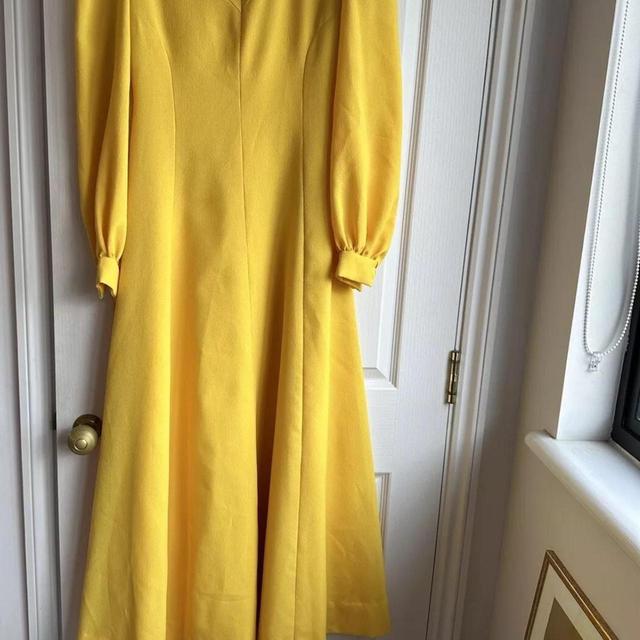 Women's A-line Dress - Yellow - 10 on Productcaster.