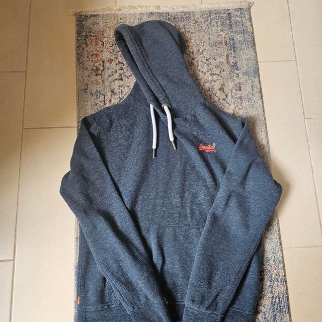 Superdry Men's Hoodie - Navy - L on Productcaster.