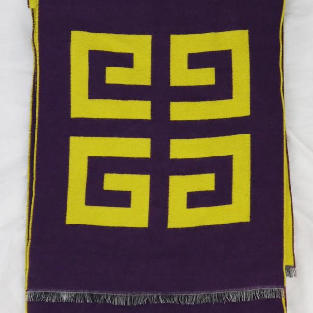 Givenchy Women's Scarf - Purple/Yellow on Productcaster.