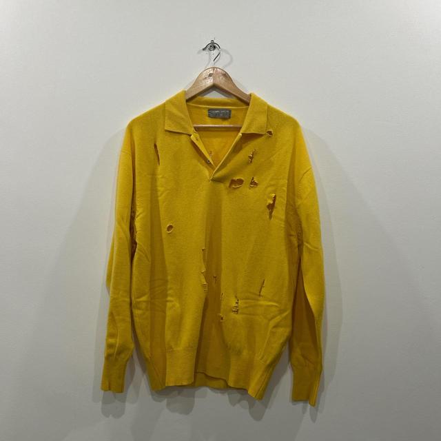 Comme des Garçons Men's Jumper - Yellow - S on Productcaster.