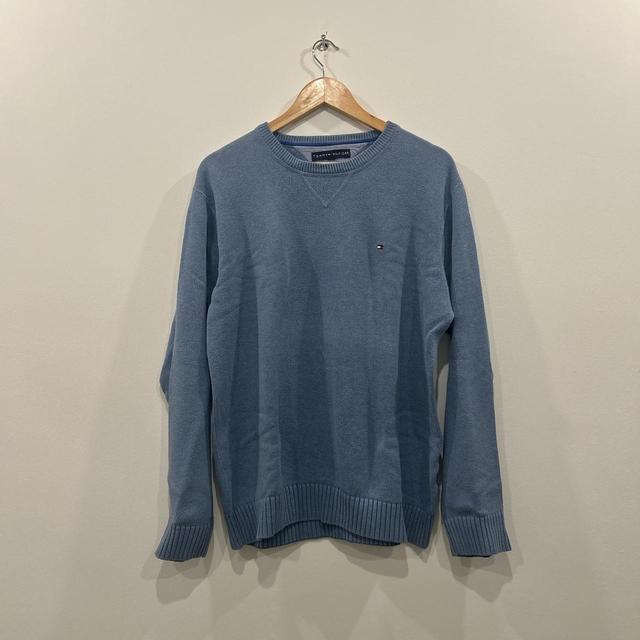 Tommy Hilfiger Men's Jumper - Blue/Navy - M on Productcaster.