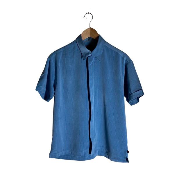 Vintage Men's Shirt - Navy - M on Productcaster.