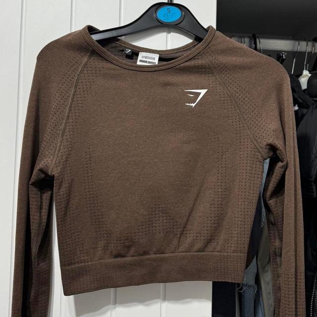 Gymshark Women's Top - Brown - S on Productcaster.