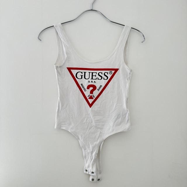 Guess Women's Bodysuit - White - S on Productcaster.