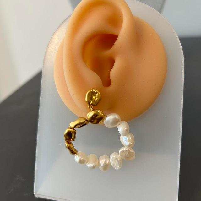 Women's Earrings - White on Productcaster.