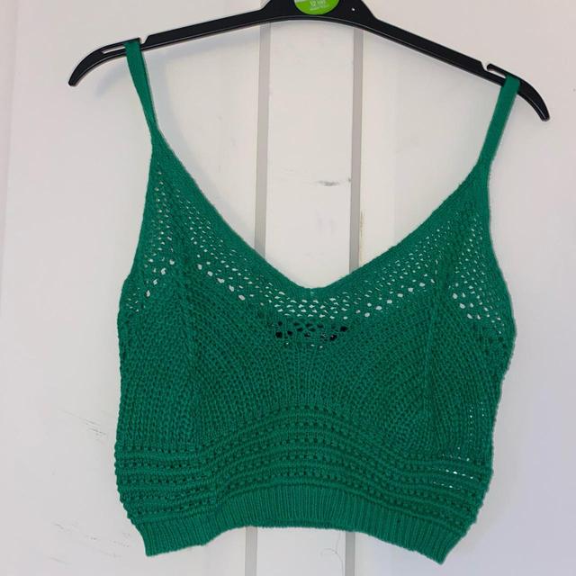 Vero Moda Women's Crop top - Green - 10 on Productcaster.