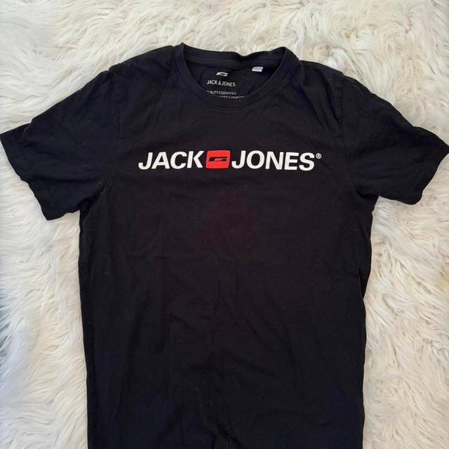 Jack & Jones Men's T-shirt - Black - S on Productcaster.