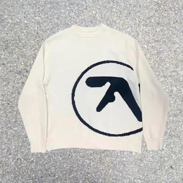 Men's Jumper - Black/White - L on Productcaster.